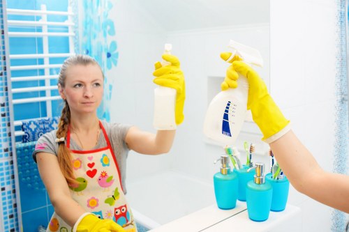 Professional upholstery cleaning for a sofa in Bow