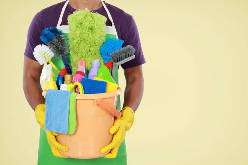 Office cleaning service for Bow businesses in a modern workspace