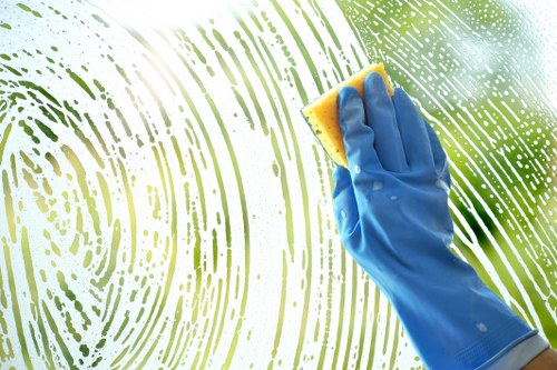 Window cleaning equipment used for Bow properties