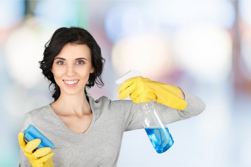 Preparation checklist for hard floor cleaning at a Bow property